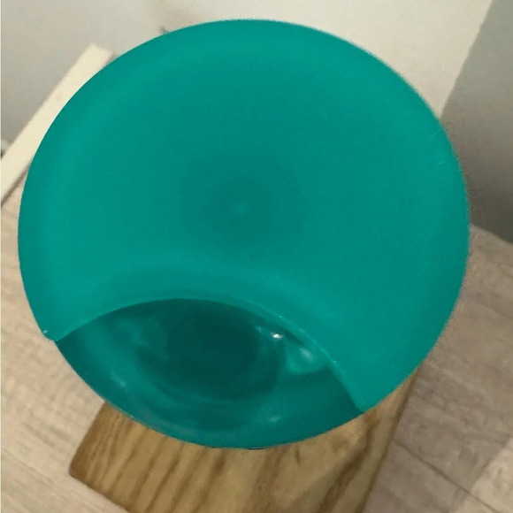 STARBUCKS COFFEE 2022 HOLIDAY GREEN PATTERN 16 OZ ACRYLIC TRAVEL MUG TUMBLER NEW - Picture 5 of 11